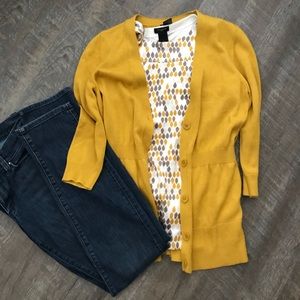 Ann Taylor Sweaters - Ann Taylor Mustard Cardigan Ann Taylor Sweaters - Ann Taylor Mustard Cardigan